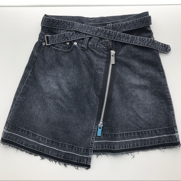 Sacai Dresses & Skirts - Sacai Black Denim Zipper Skirt